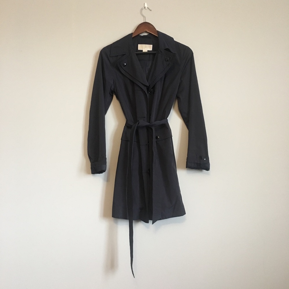 🌟 SALE 🌟  Michael Kors navy raincoat trench
